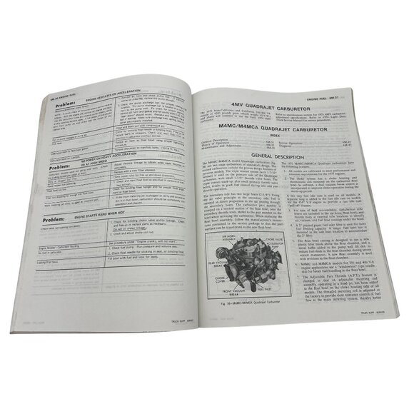 1975 Chevrolet Light Duty Truck Service & Overhaul Manual Supplement ST 330-75 - Picture 5 of 9